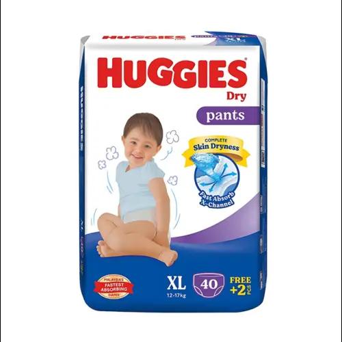Huggies Dry XL Pant Diaper 12-17Kg - 40 Pcs