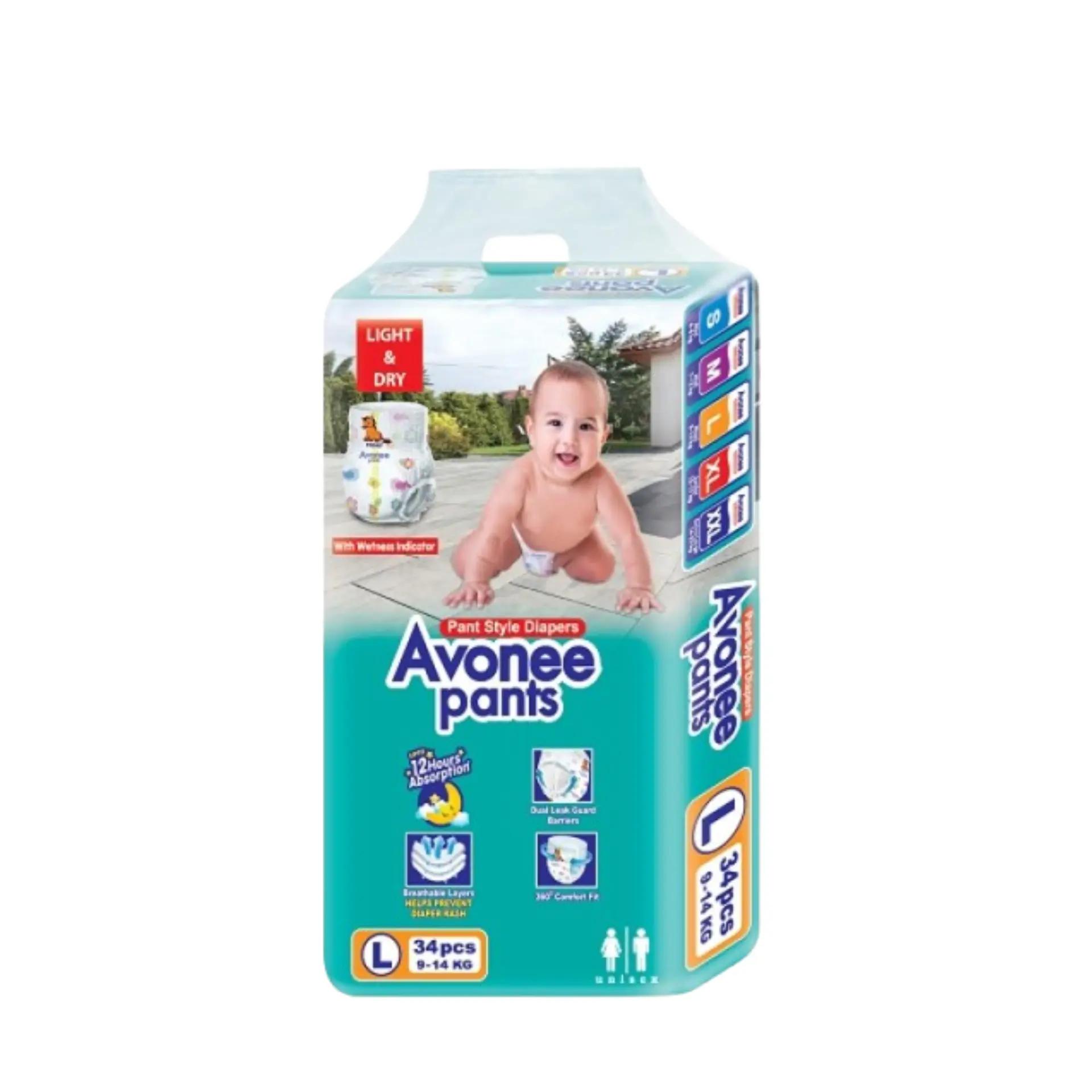Avonee Large Pant Diaper 9-14Kg 34 Pcs