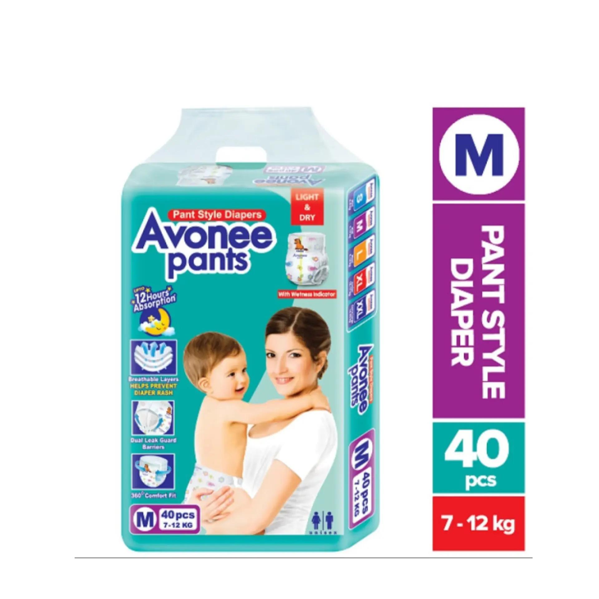 Avonee Medium Pant Diaper 7-12Kg 40 Pcs