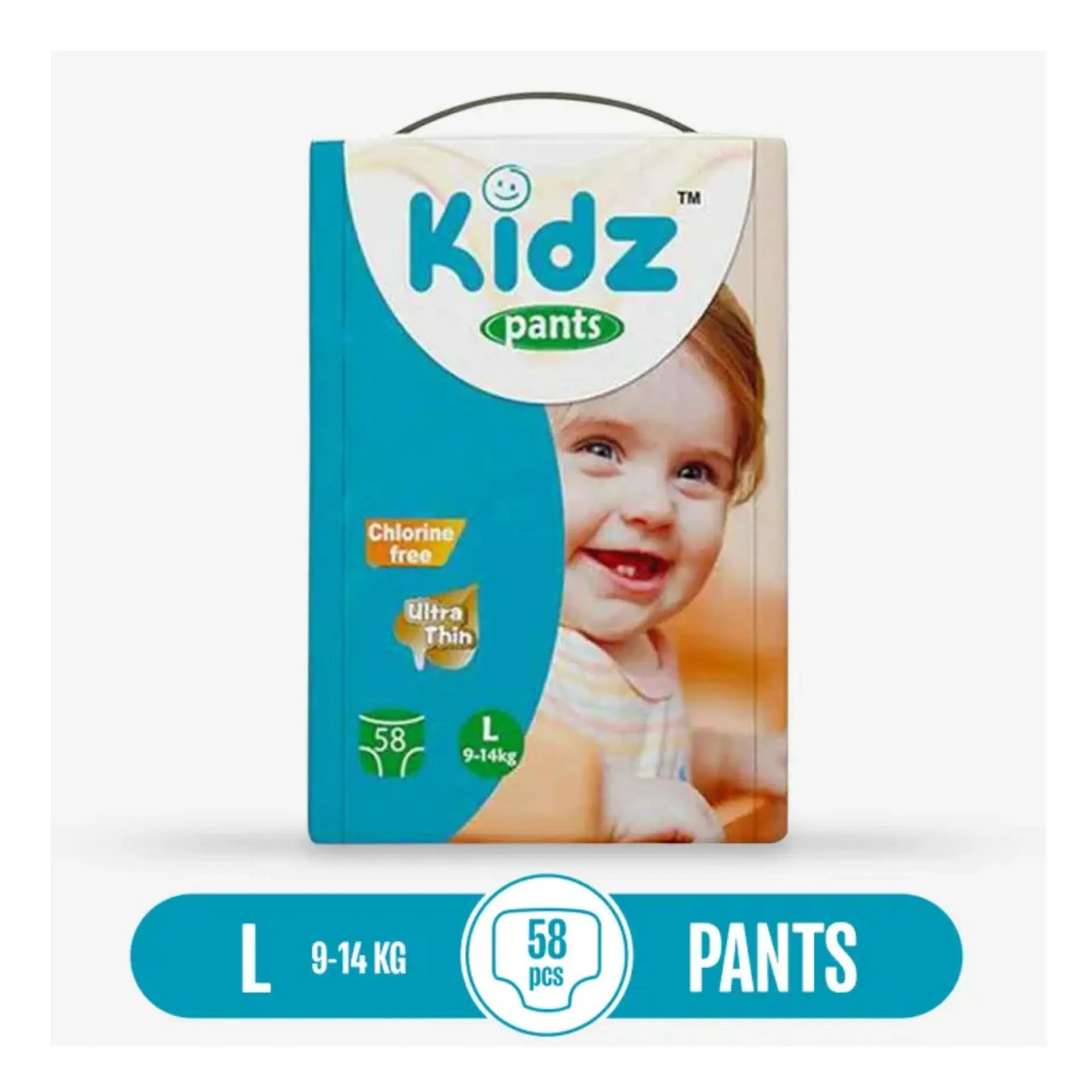 Kidz Pant Baby Diaper L (9-14 kg) 58 pcs