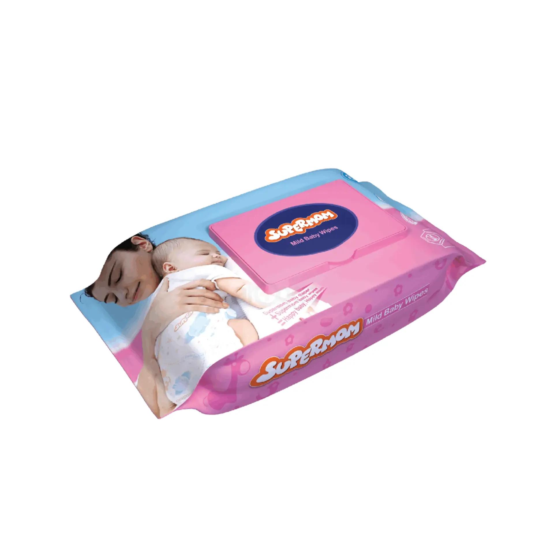 Supermom Premium Mild Baby Wipes - 20 pcs