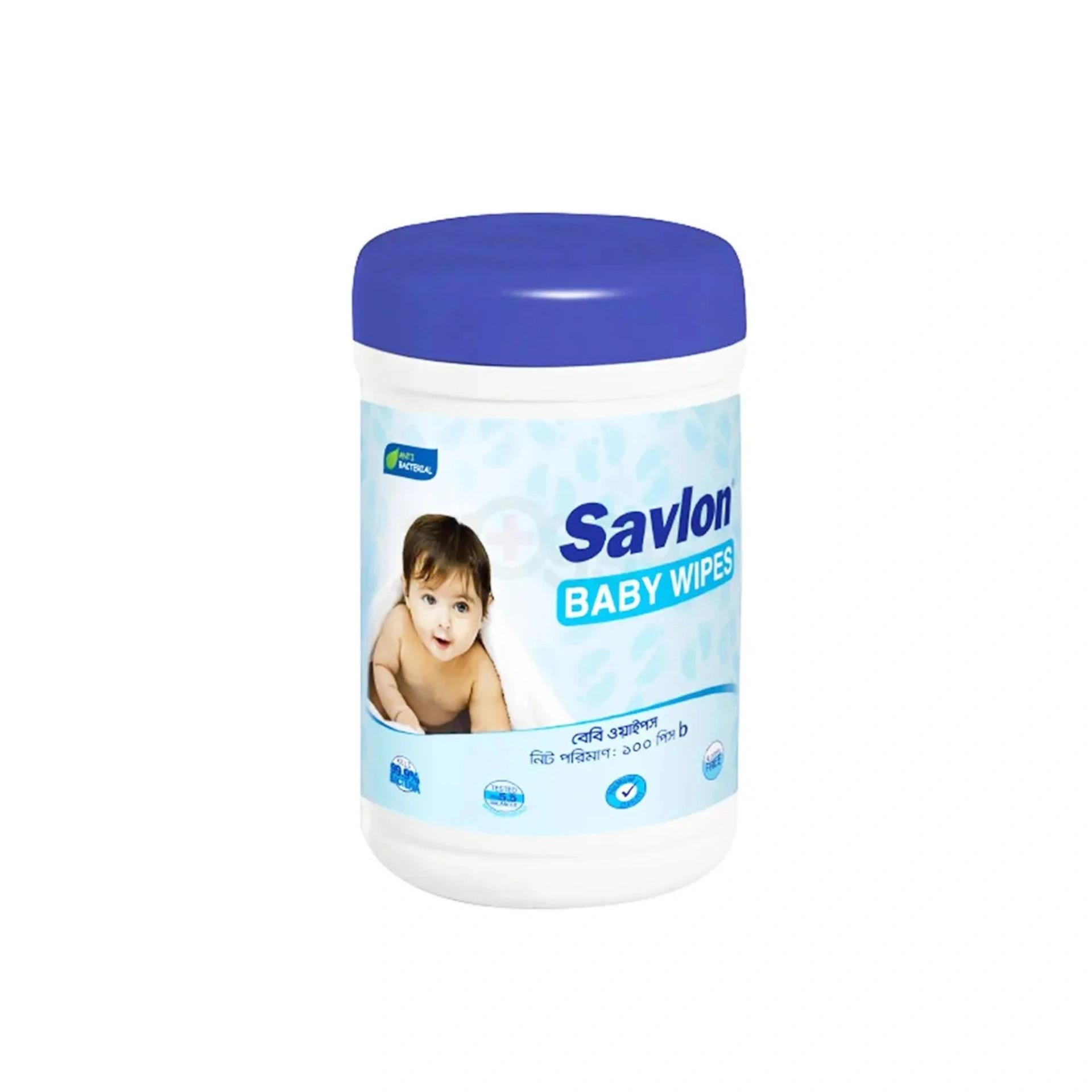 Savlon Baby Wipe Jar 100's Pack
